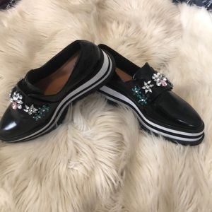 Platform and jeweled Zara Shoes